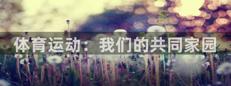 欧亿体育官方正版app五金厂：体育运动：我们的共同家